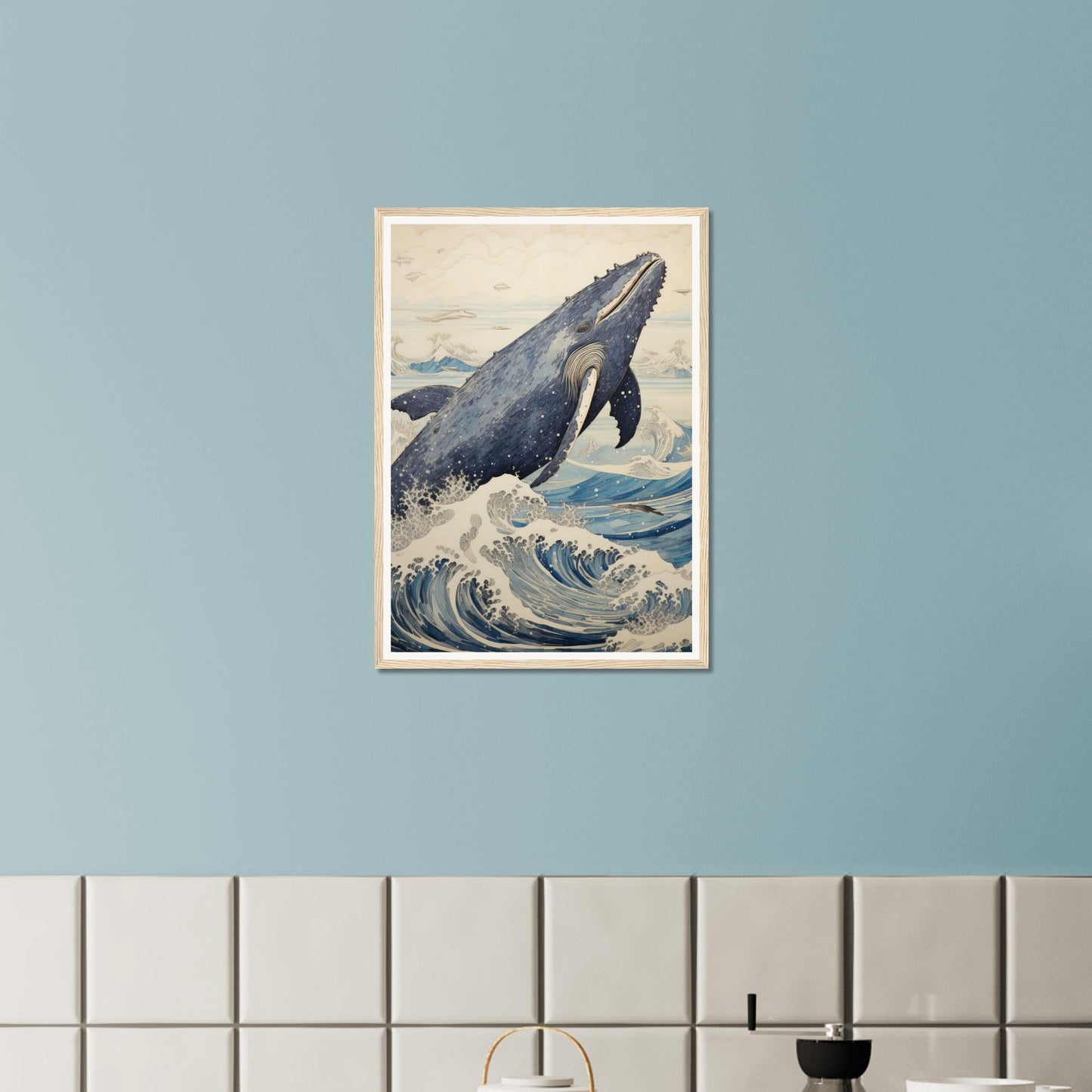 Breaching Whale - Matte Archival Poster