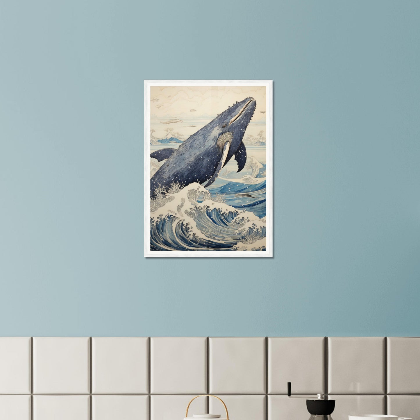 Breaching Whale - Matte Archival Poster