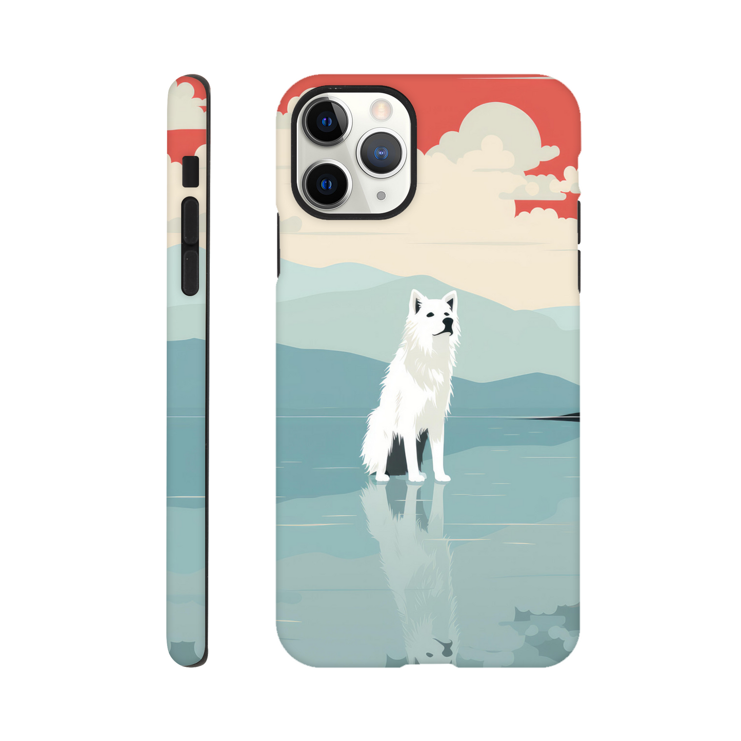 White Wolf Lake - iPhone Tough Case