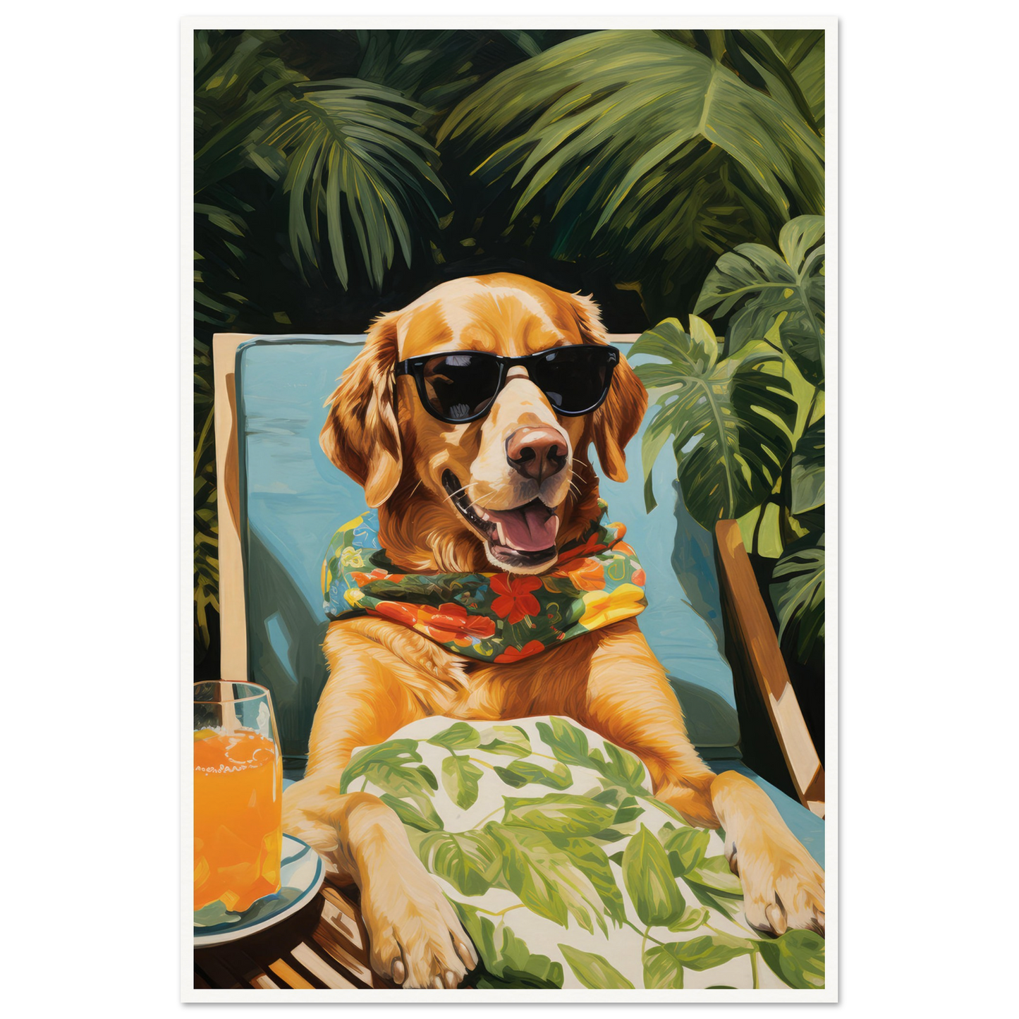 Poolside Paradise - Matte Archival Poster