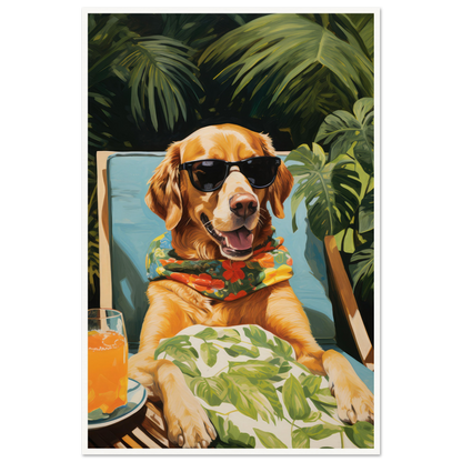 Poolside Paradise - Matte Archival Poster