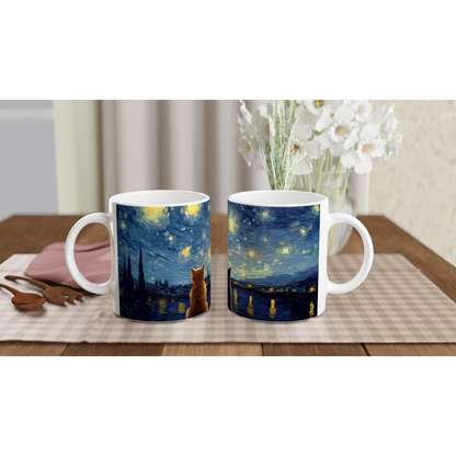 Purry Night - Ceramic Coffee Mug