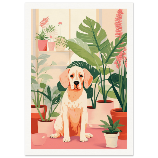 Greenhouse Dog - Matte Archival Poster