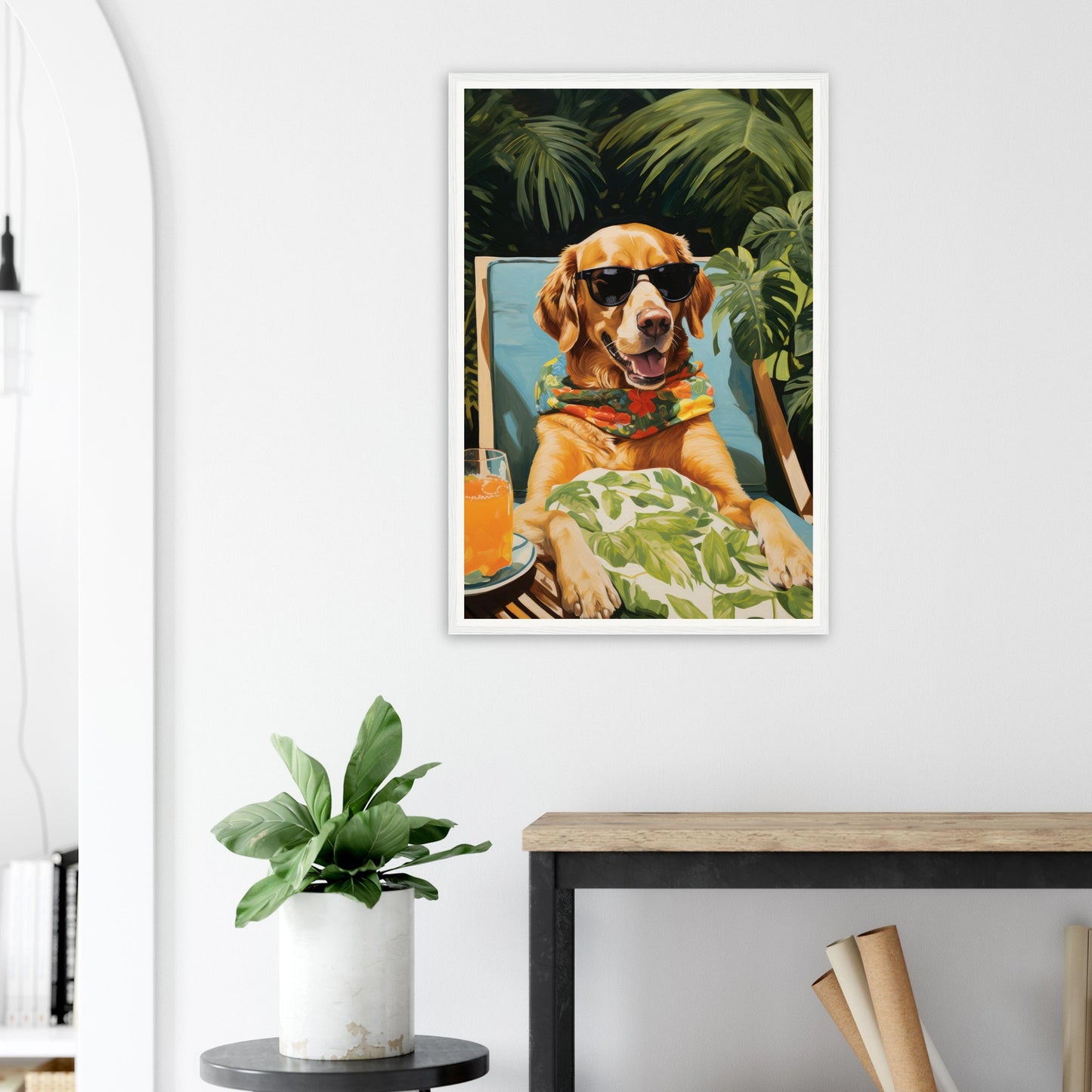 Poolside Paradise - Matte Archival Poster