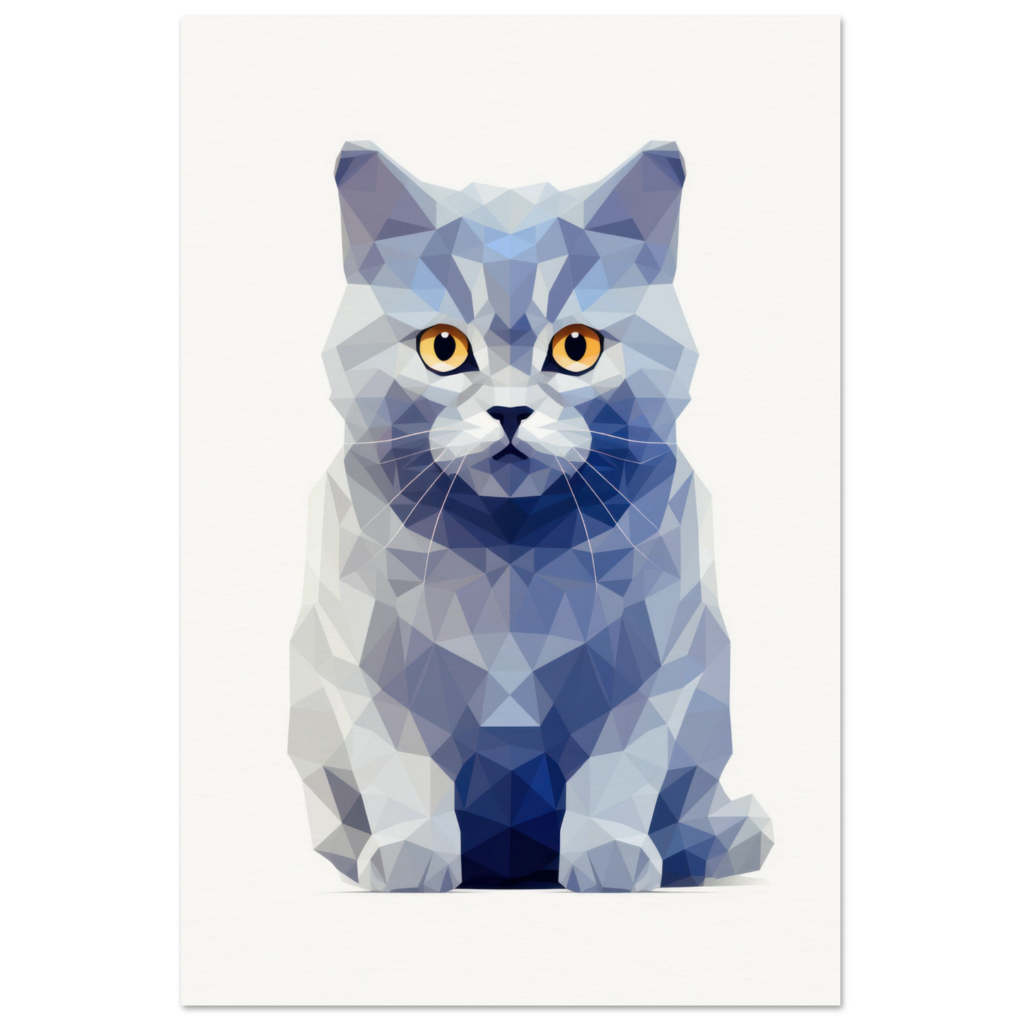 Crystal British Shorthair - Matte Archival Poster