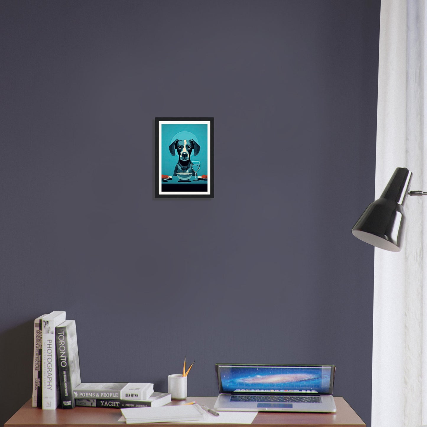 Blue Beagle - Matte Archival Poster