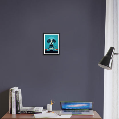 Blue Beagle - Matte Archival Poster