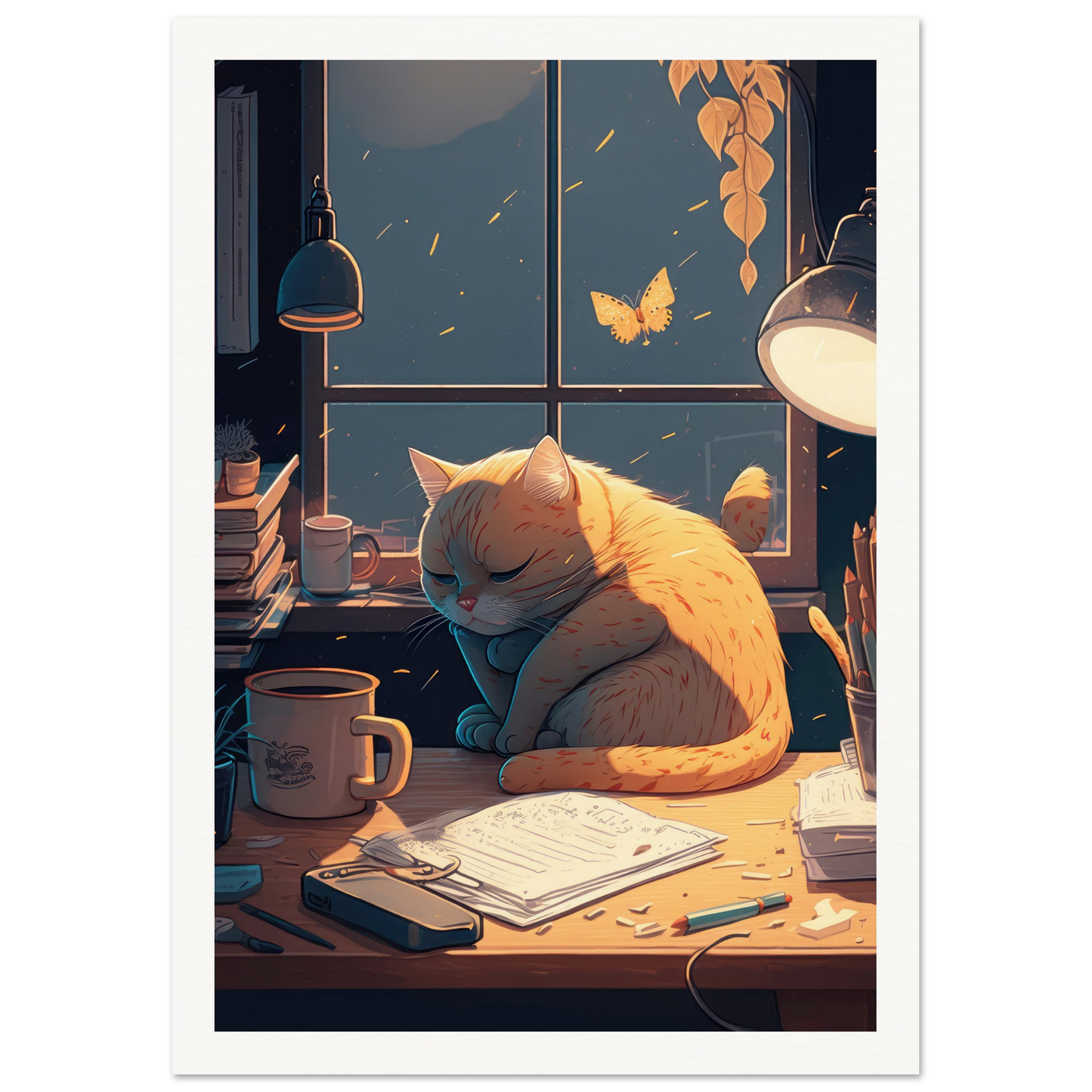 Quick Nap - Matte Archival Poster