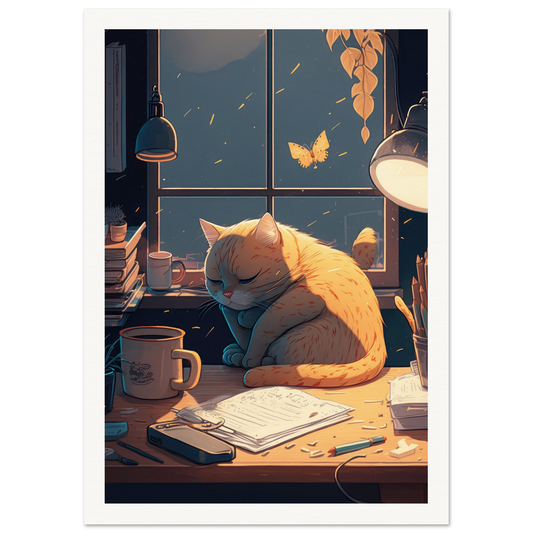 Quick Nap - Matte Archival Poster
