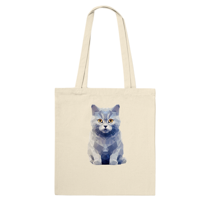 Crystal British Shorthair (Vintage) - Cotton Tote Bag