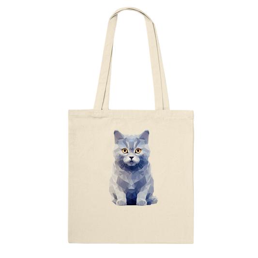 Crystal British Shorthair (Vintage) - Cotton Tote Bag
