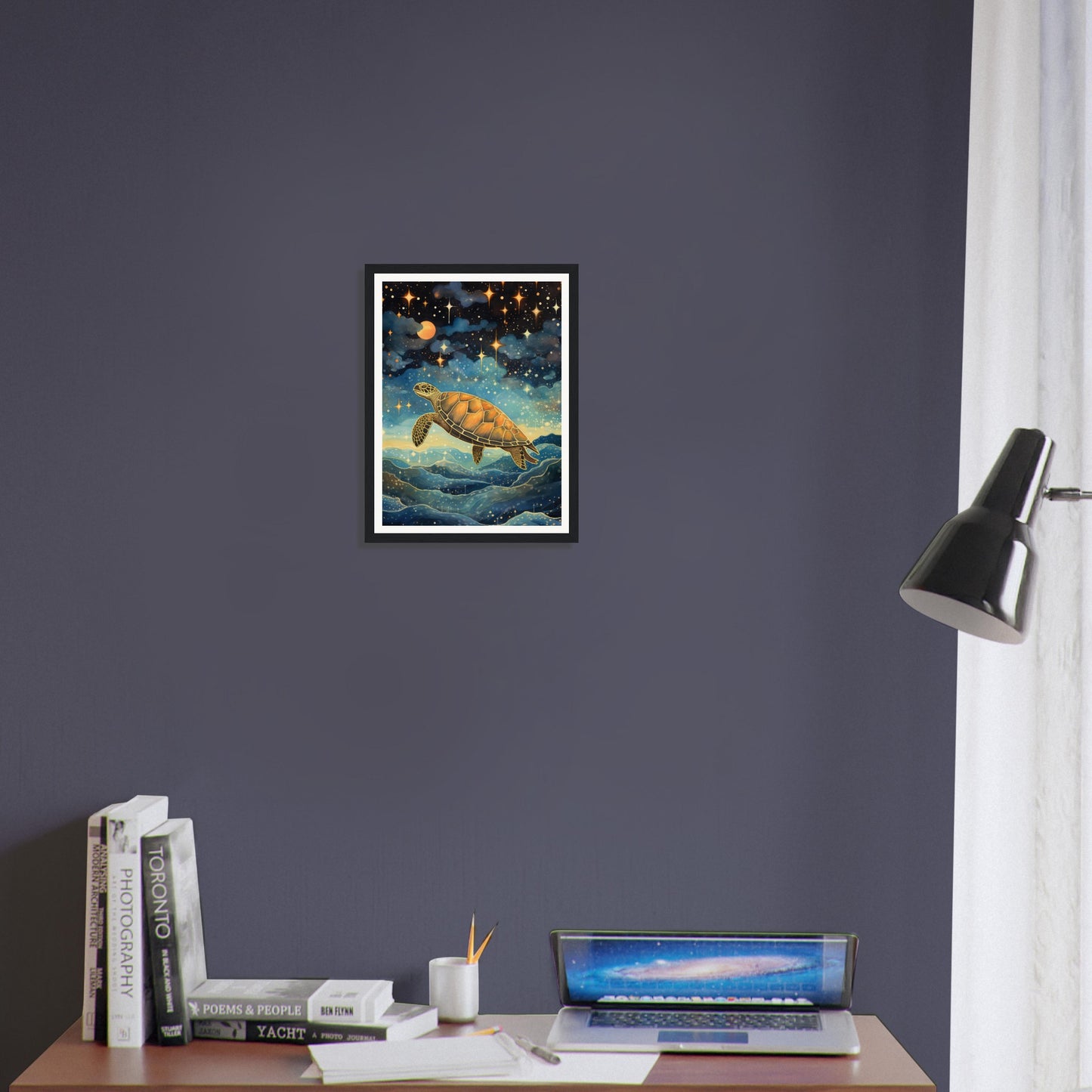 Cosmic Turtle - Matte Archival Poster