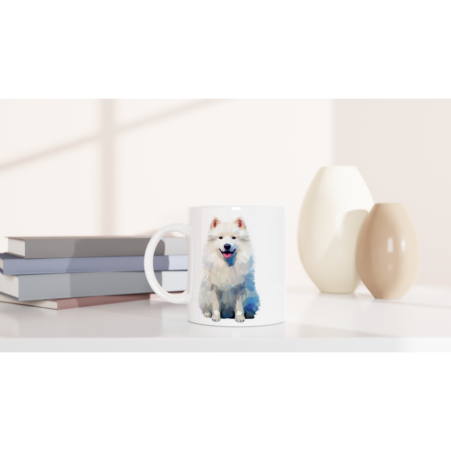 Crystal Samoyed - Ceramic Coffee Mug