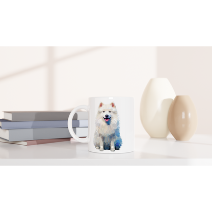 Crystal Samoyed - Ceramic Coffee Mug