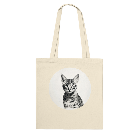 Minimalist Bengal - Cotton Tote Bag