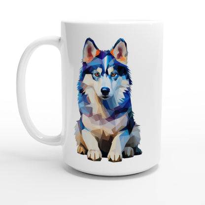 Crystal Husky - Ceramic Coffee Mug