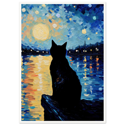 Moonrise Docks - Matte Archival Poster