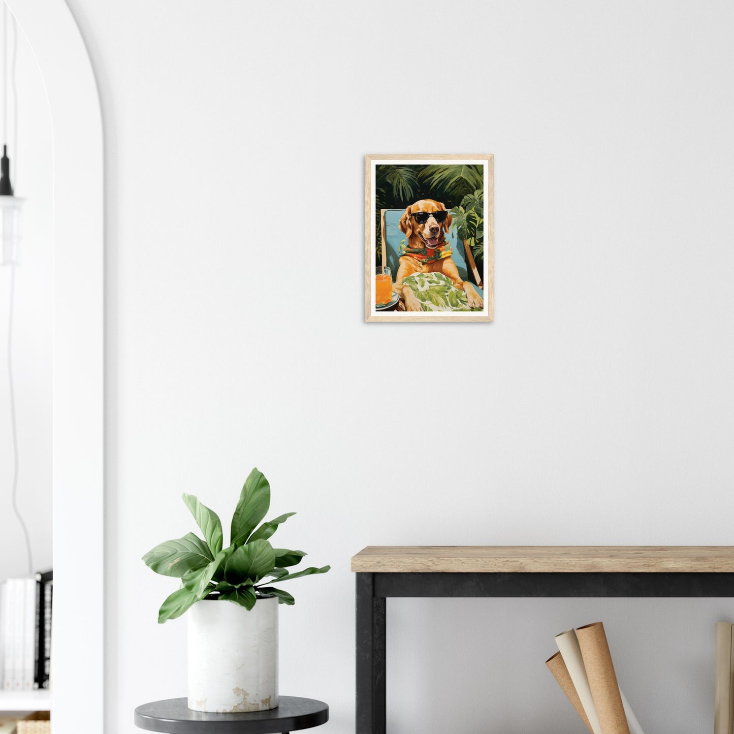 Poolside Paradise - Matte Archival Poster