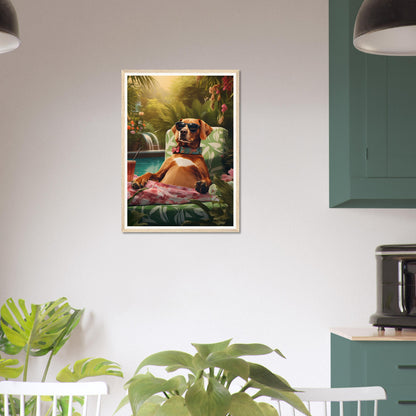 Poolside Paradise II - Matte Archival Poster