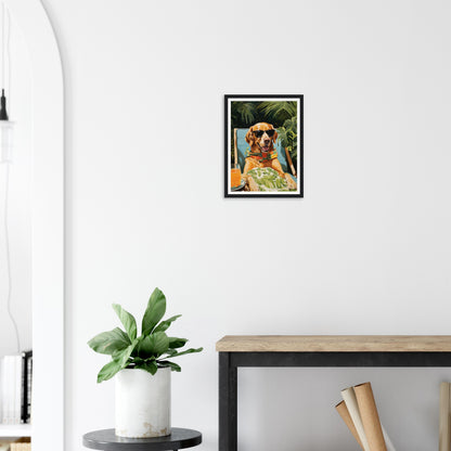 Poolside Paradise - Matte Archival Poster