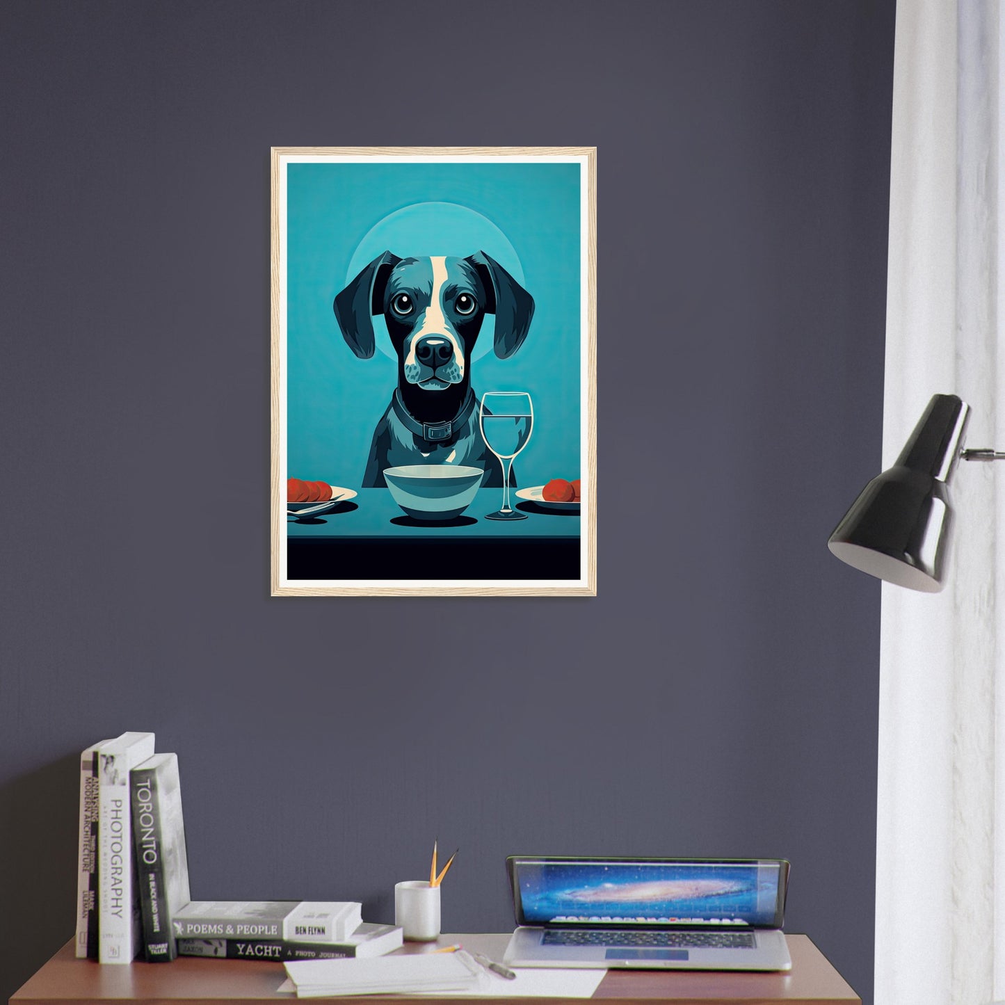 Blue Beagle - Matte Archival Poster