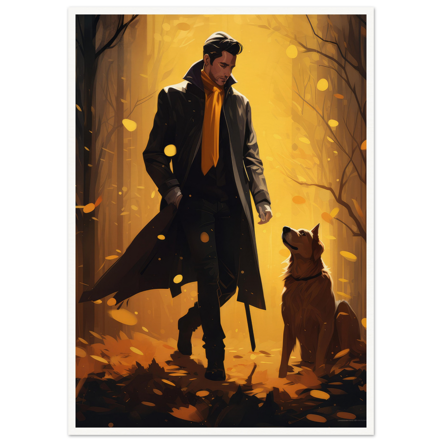 Autumn Stroll - Matte Archival Poster