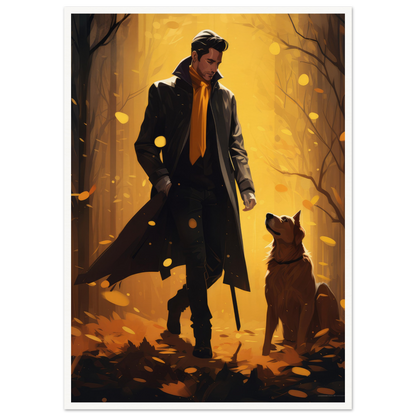 Autumn Stroll - Matte Archival Poster