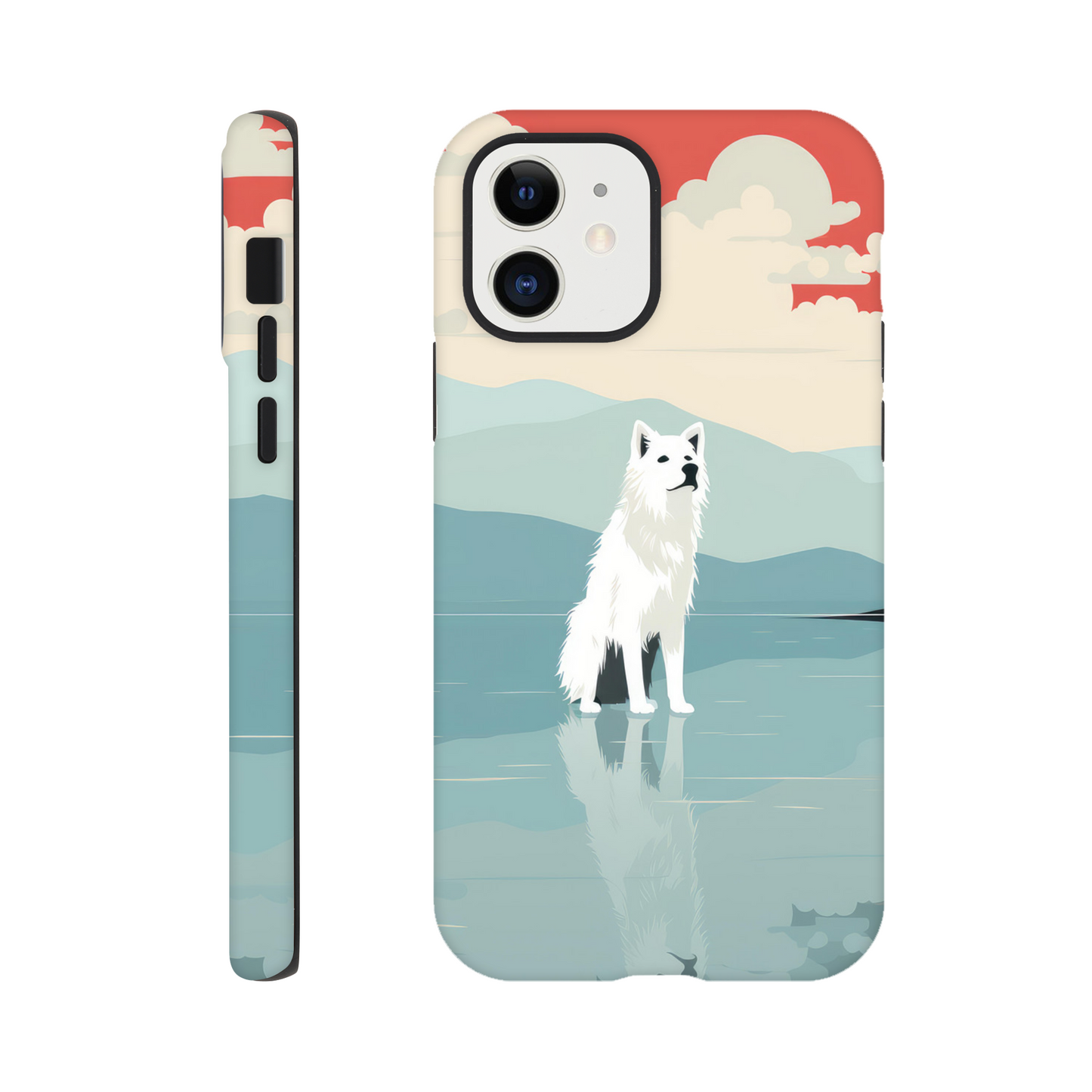White Wolf Lake - iPhone Tough Case