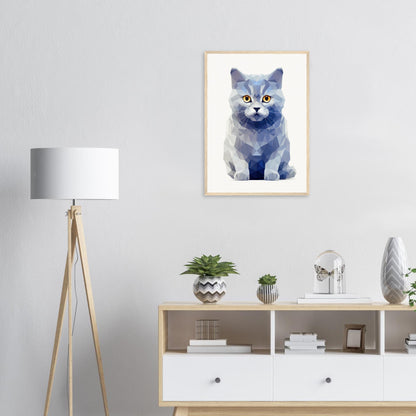 Crystal British Shorthair - Matte Archival Poster
