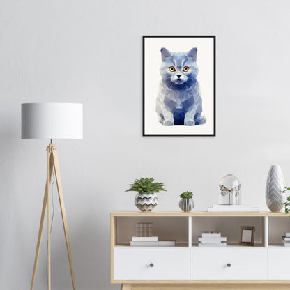 Crystal British Shorthair - Matte Archival Poster