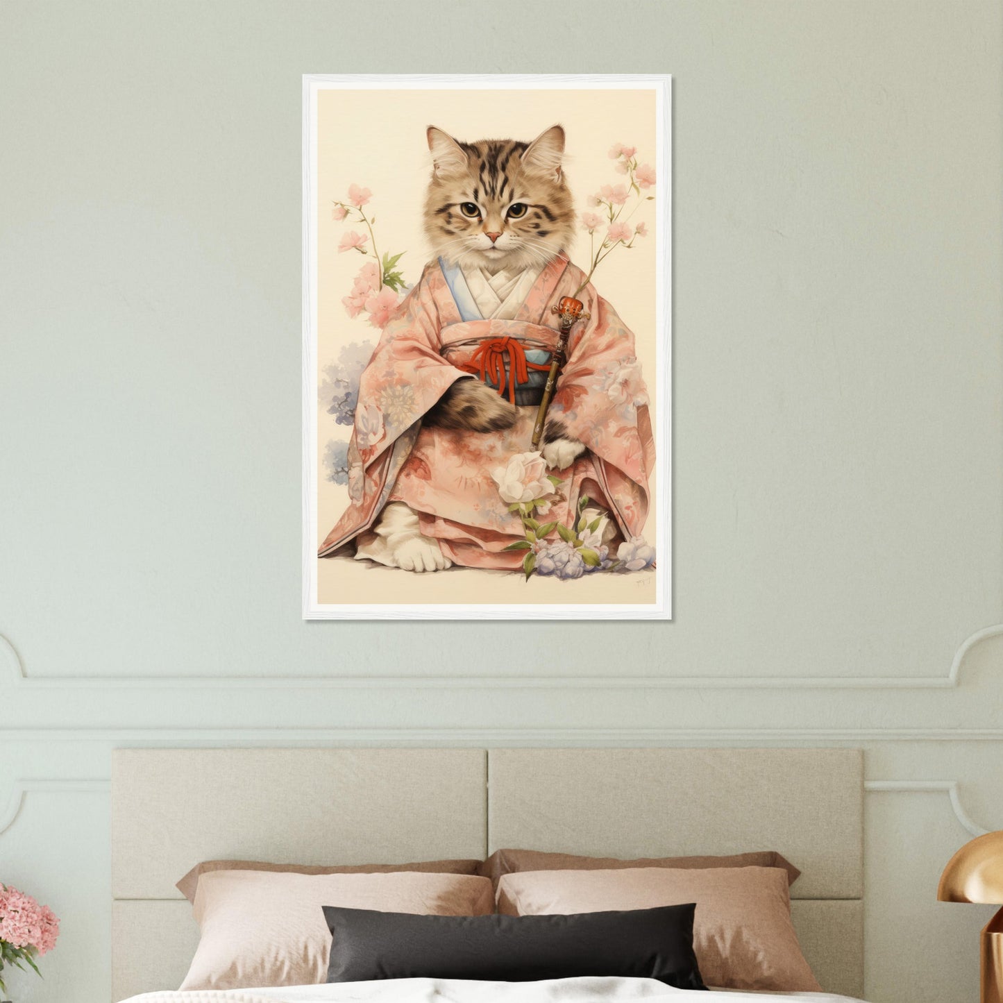 Kimono Cat - Matte Archival Poster