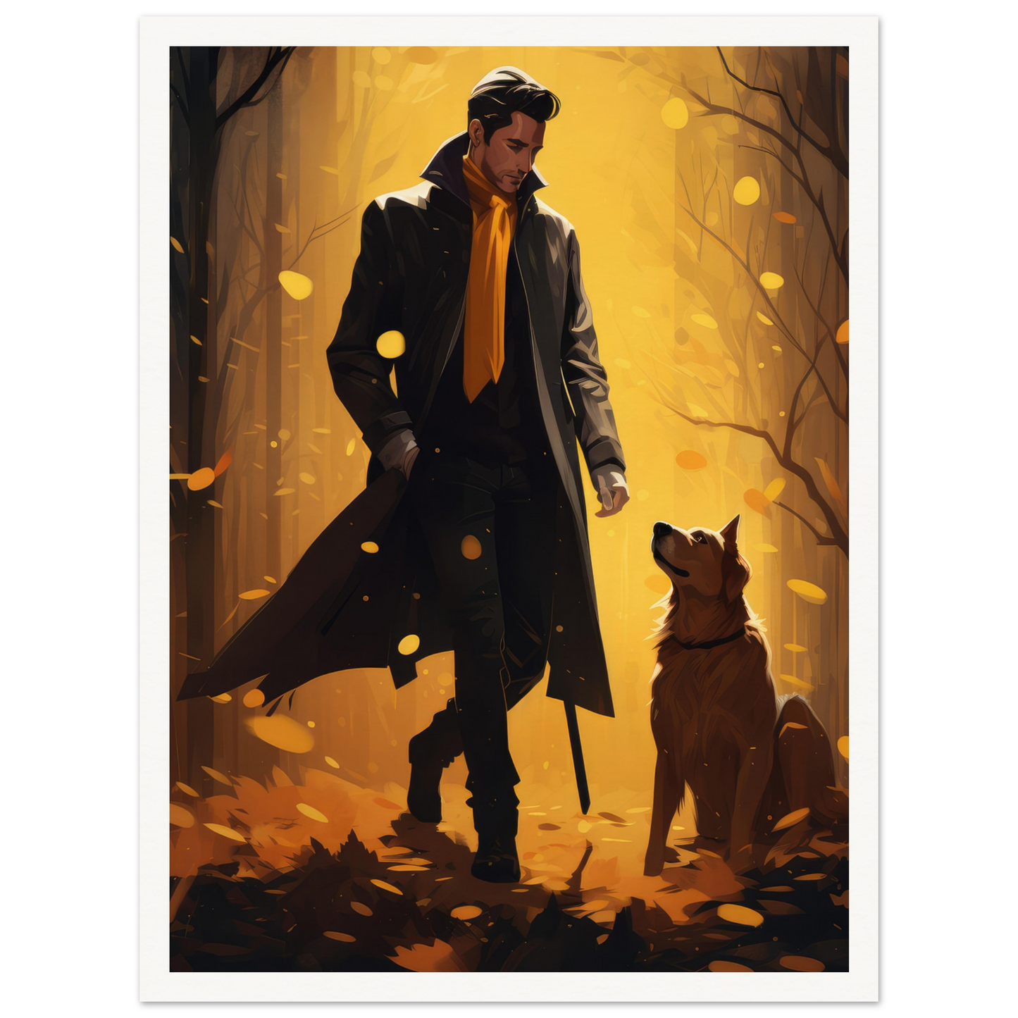 Autumn Stroll - Matte Archival Poster