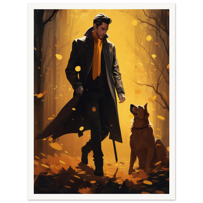 Autumn Stroll - Matte Archival Poster