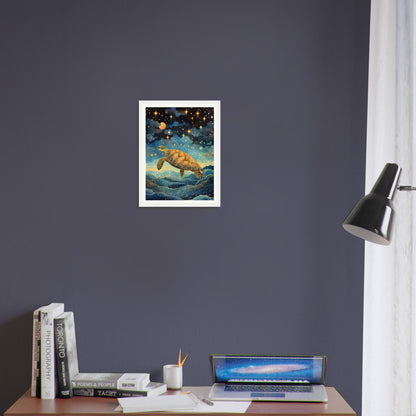 Cosmic Turtle - Matte Archival Poster