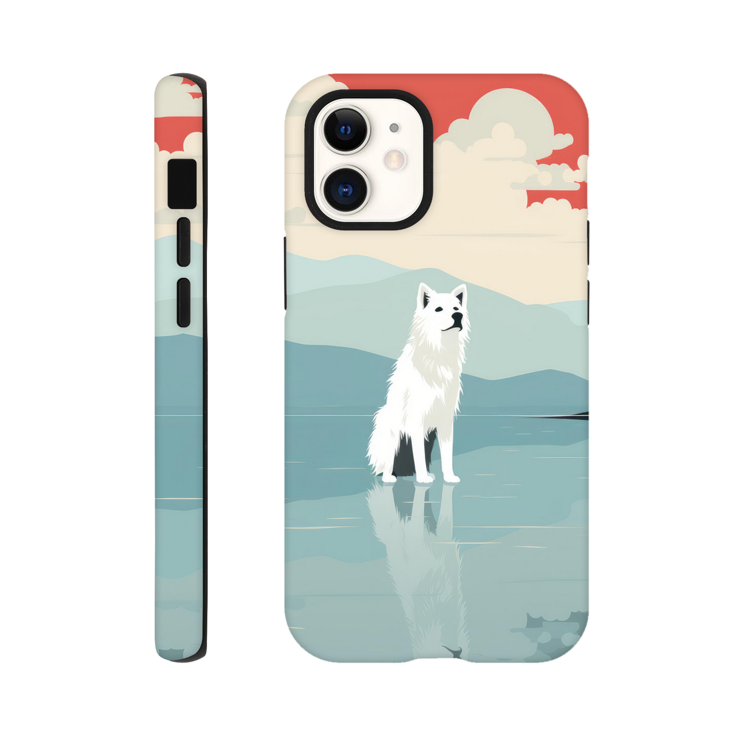 White Wolf Lake - iPhone Tough Case