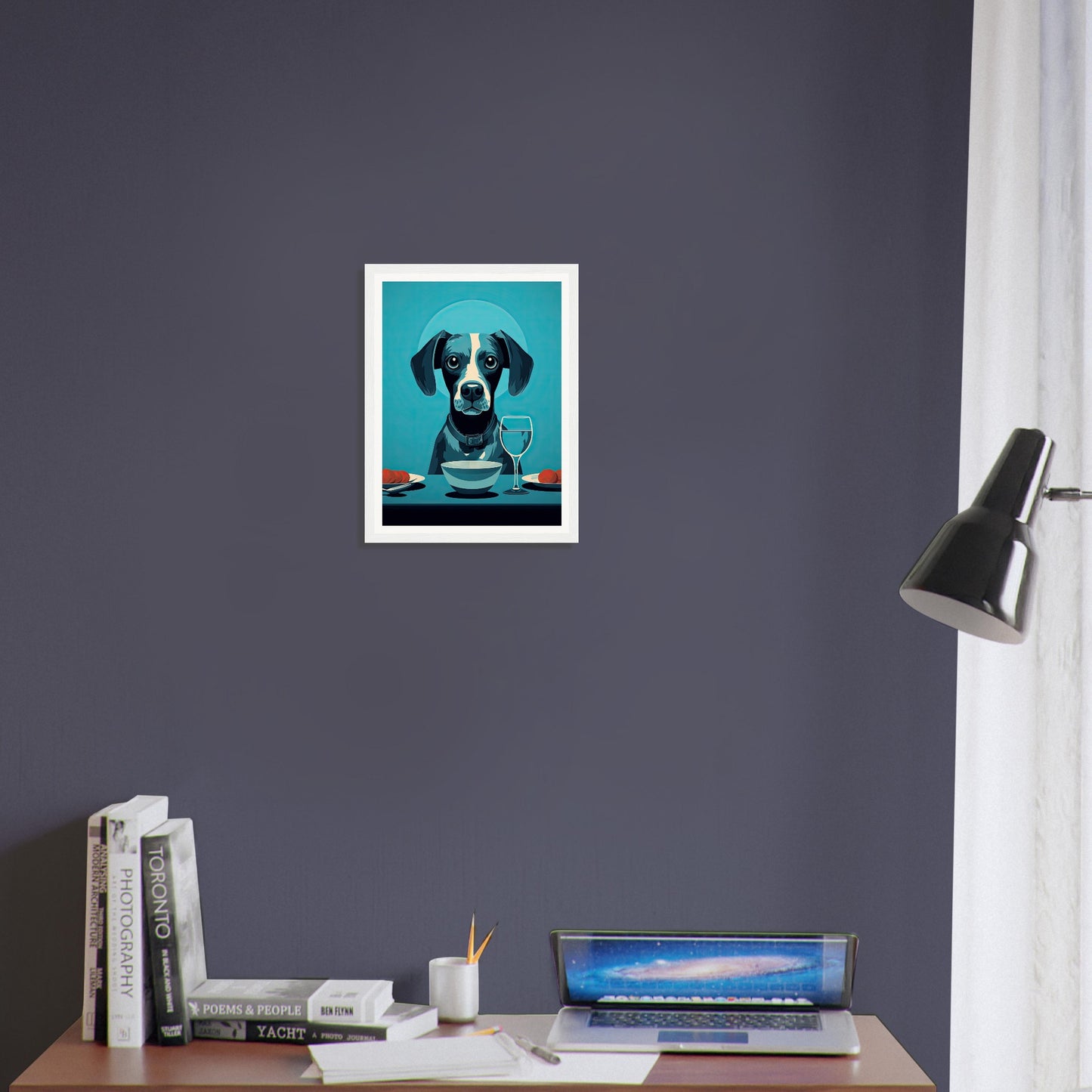 Blue Beagle - Matte Archival Poster