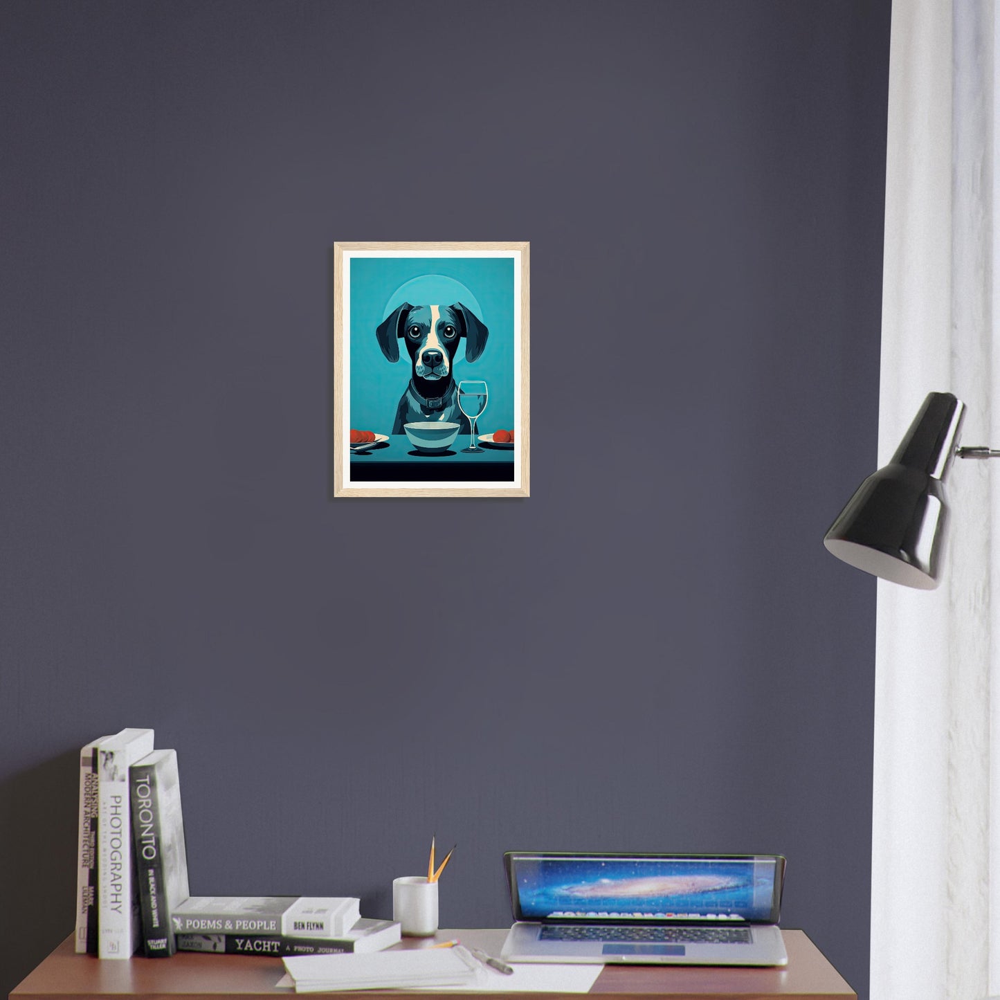 Blue Beagle - Matte Archival Poster