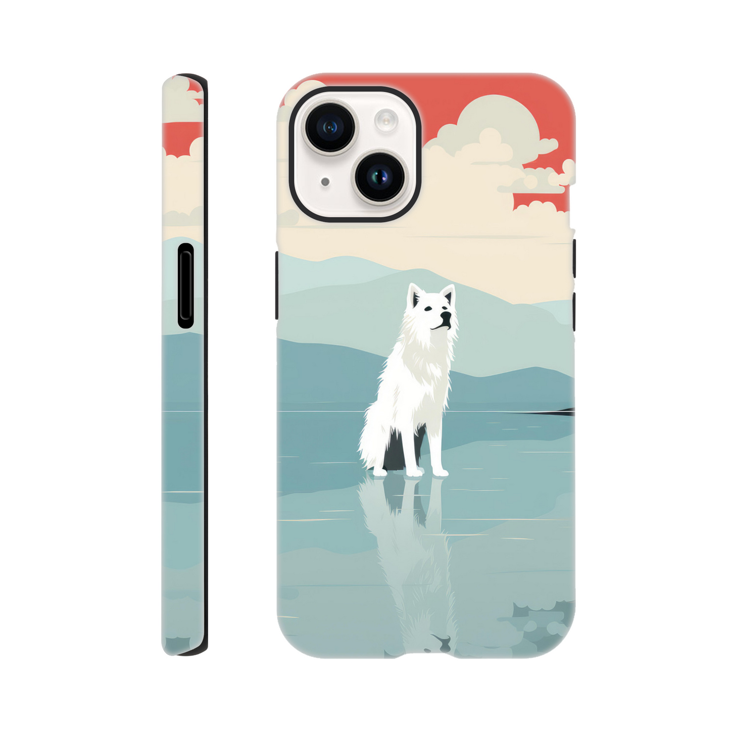 White Wolf Lake - iPhone Tough Case