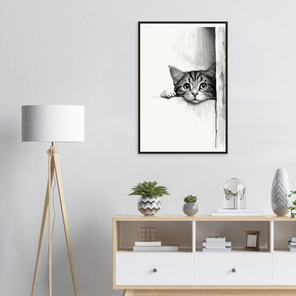 Peeking Out - Matte Archival Poster