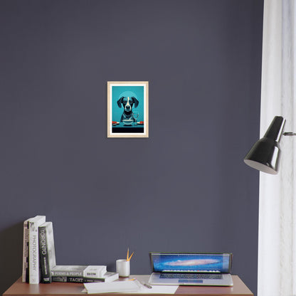 Blue Beagle - Matte Archival Poster