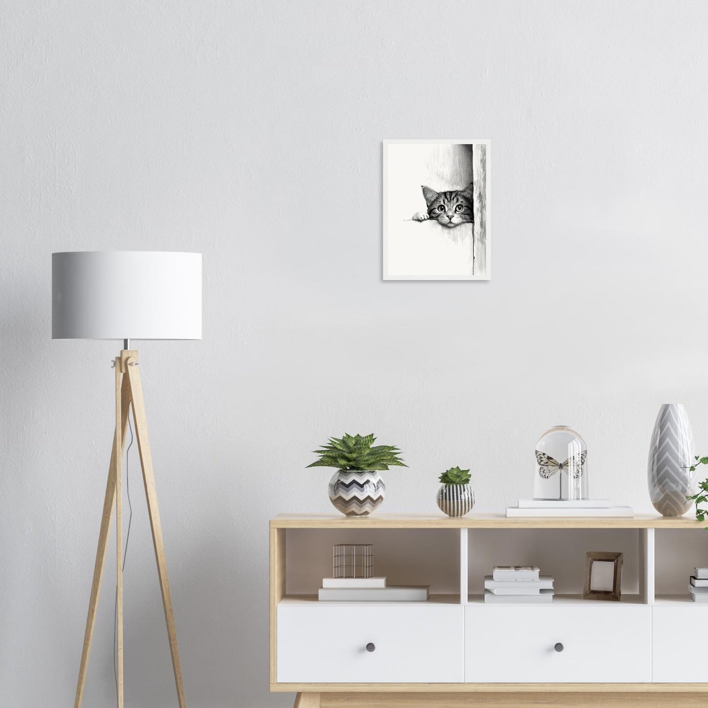 Peeking Out - Matte Archival Poster