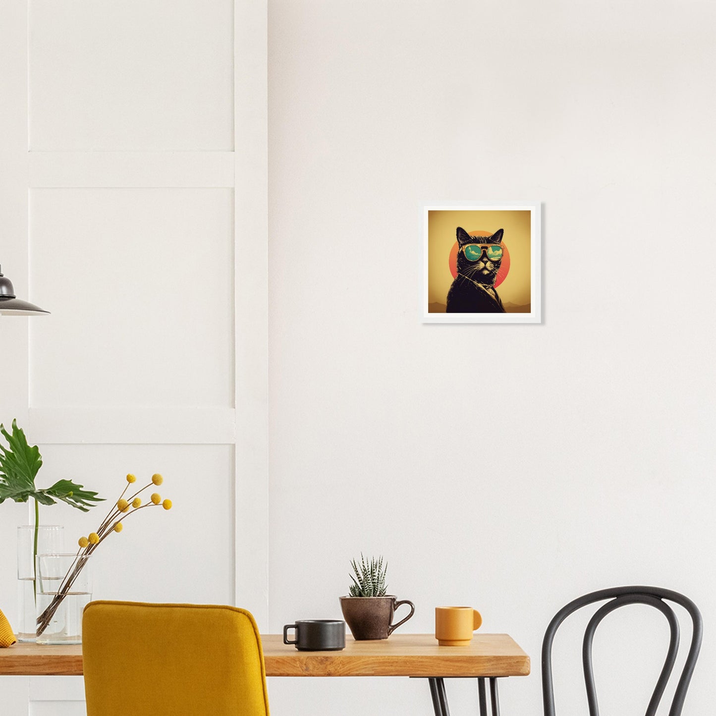 Retro Cool Cat - Matte Archival Poster
