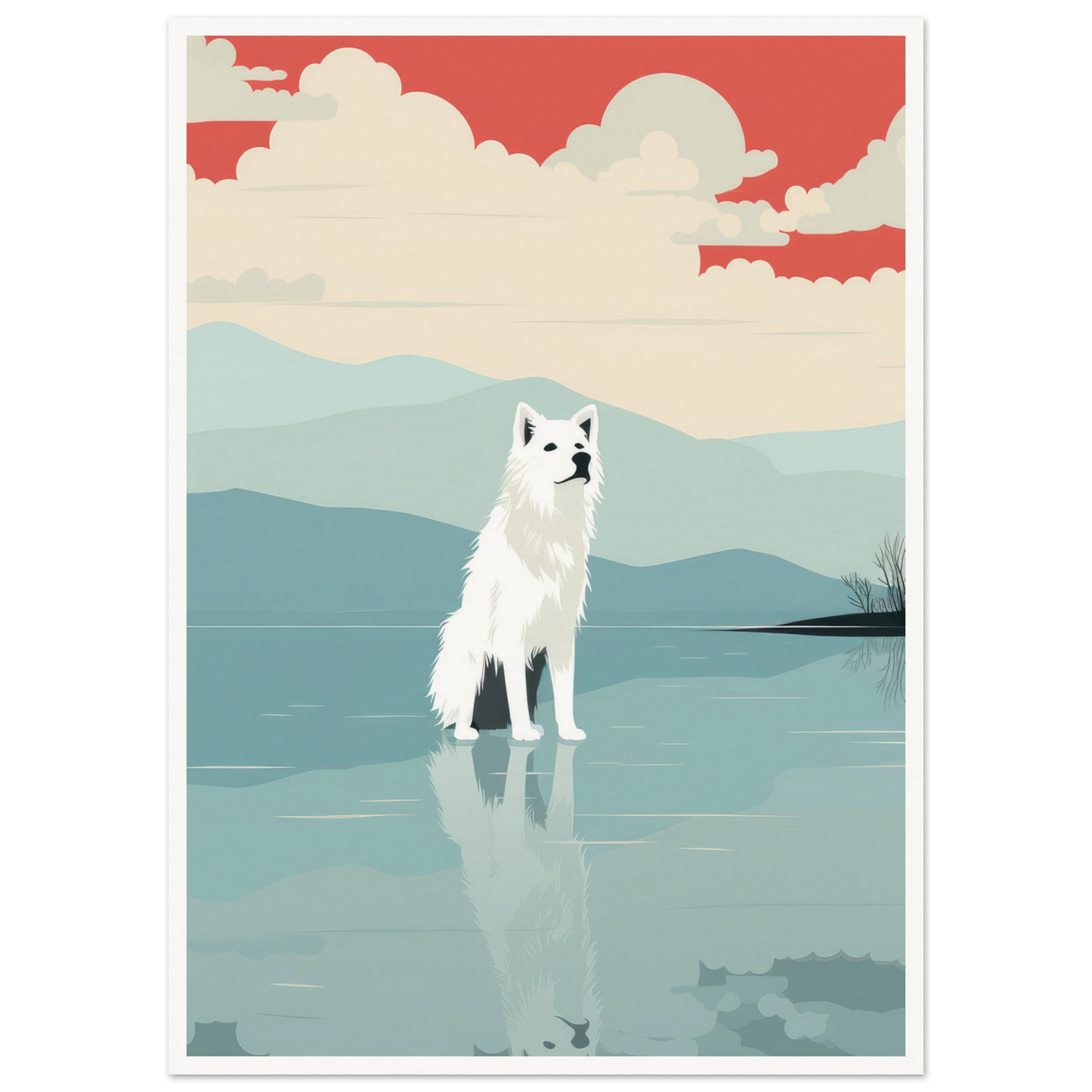White Wolf Lake - Matte Archival Poster
