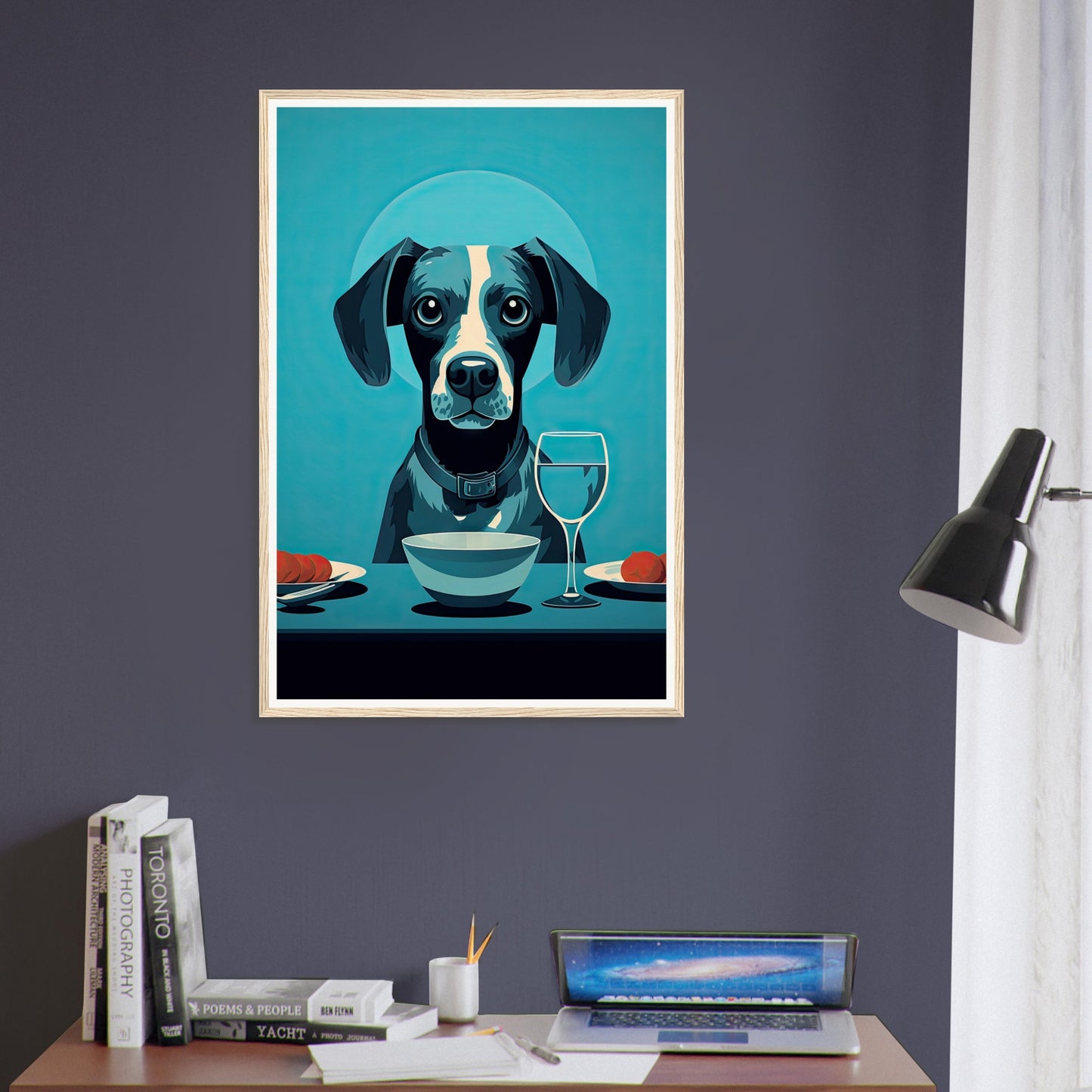 Blue Beagle - Matte Archival Poster