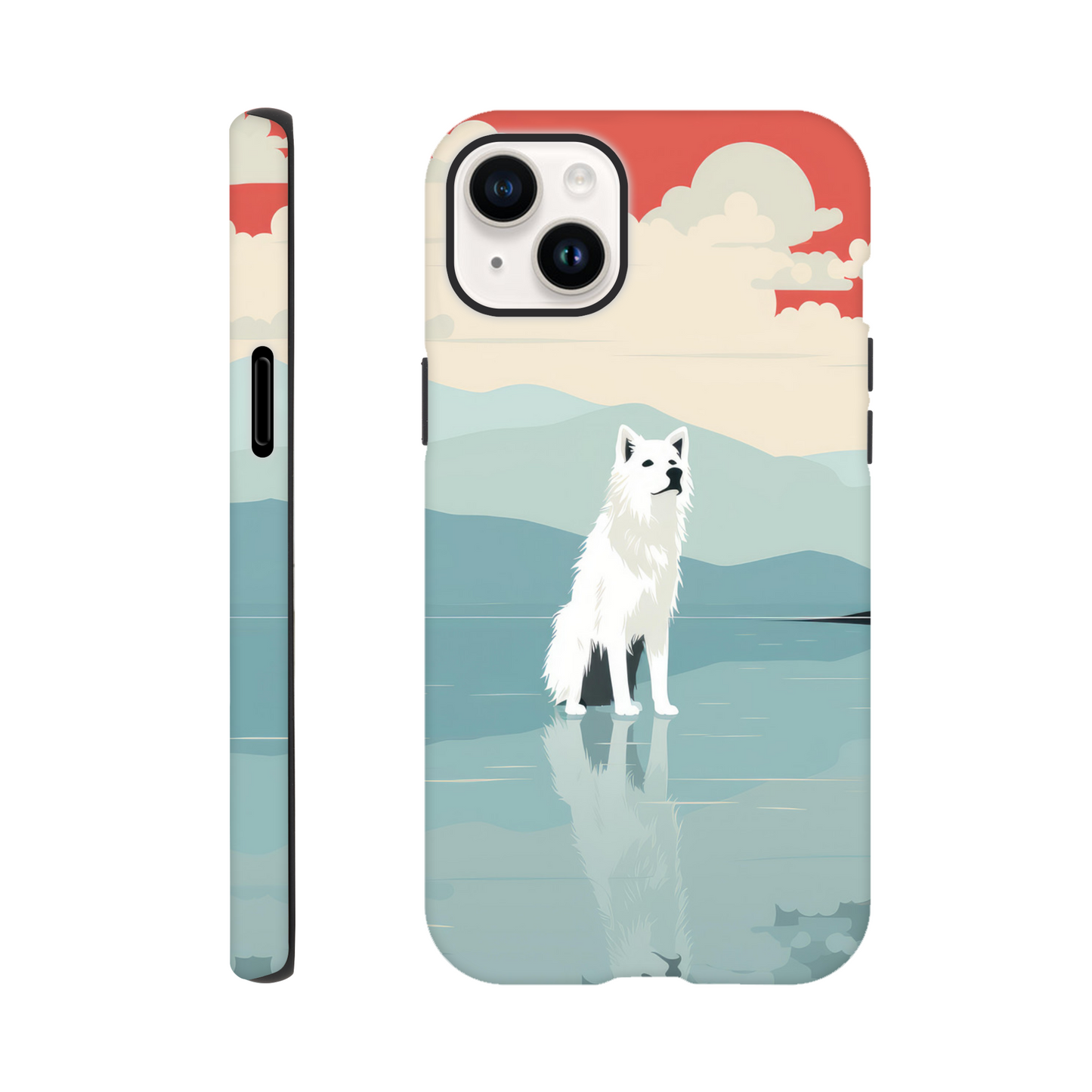 White Wolf Lake - iPhone Tough Case