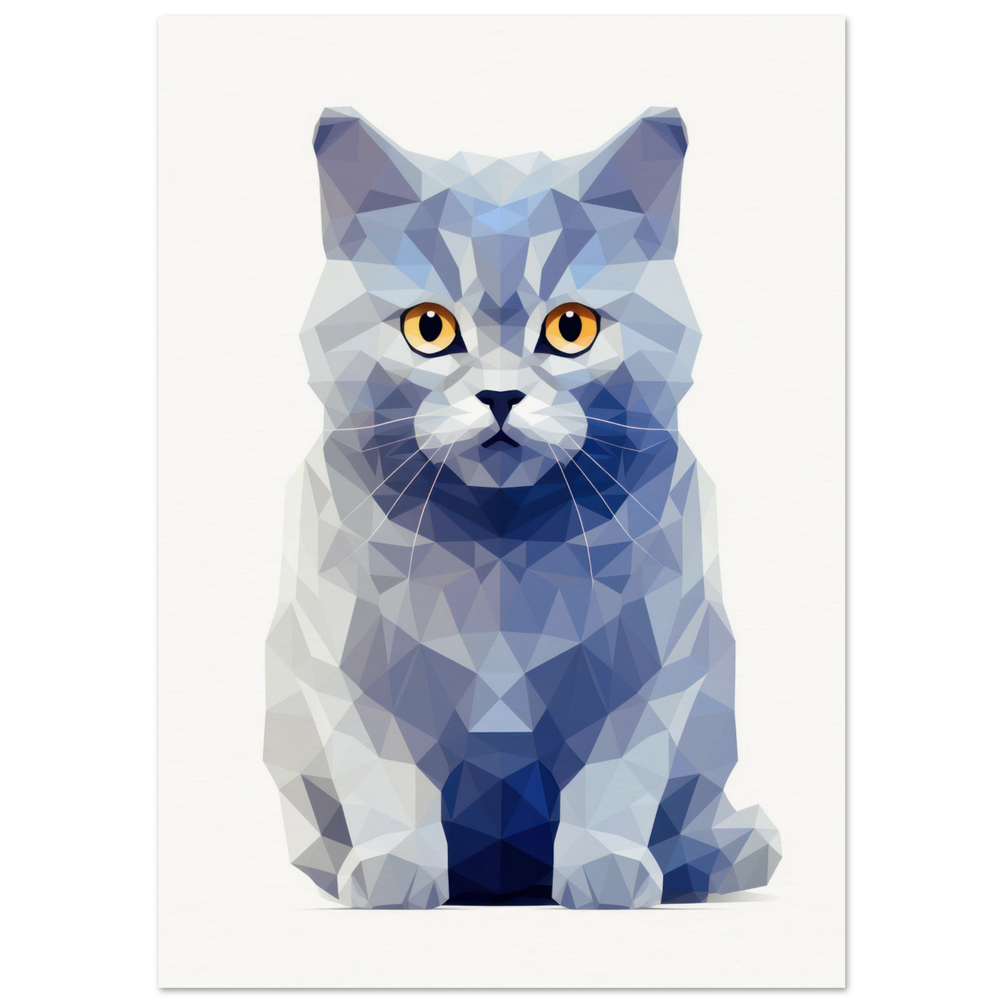 Crystal British Shorthair - Matte Archival Poster