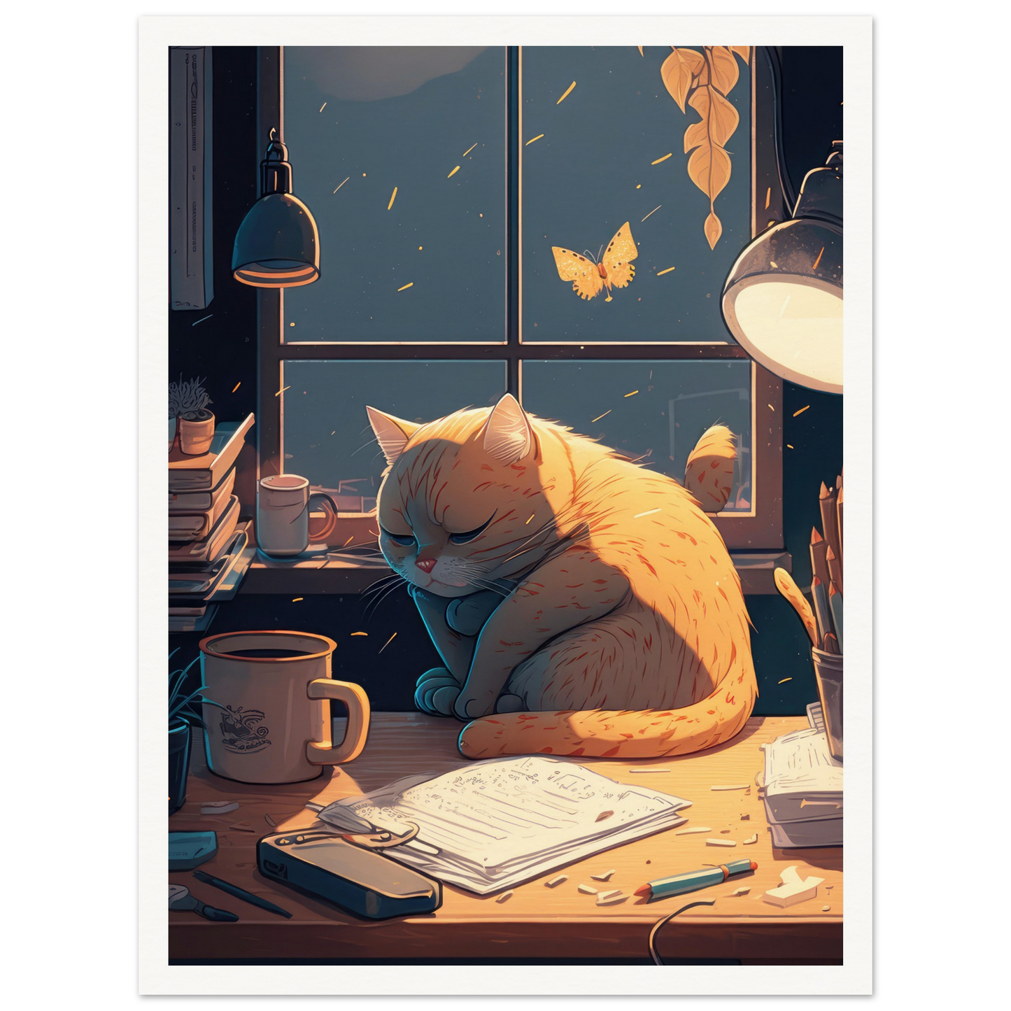 Quick Nap - Matte Archival Poster