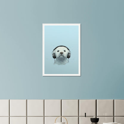 Retriever Beats - Matte Archival Poster