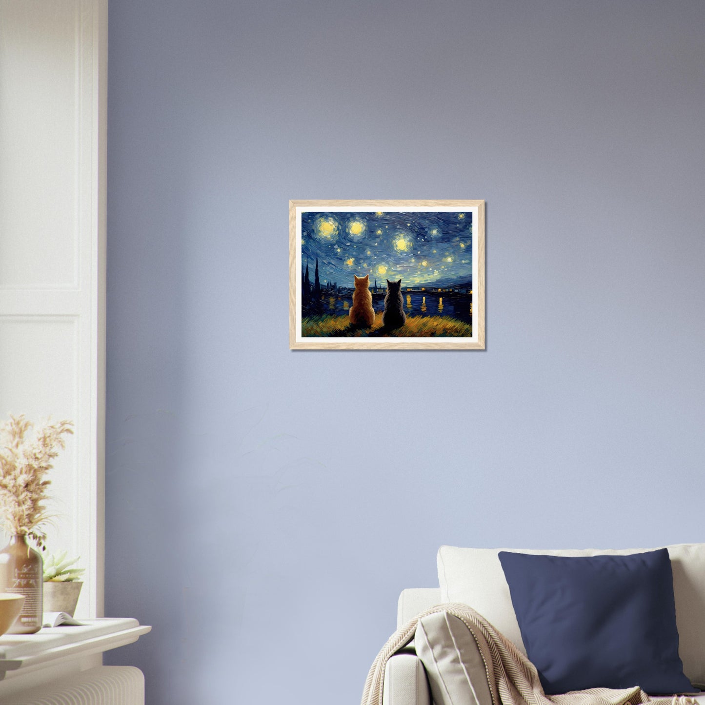 Purry Night - Matte Archival Poster