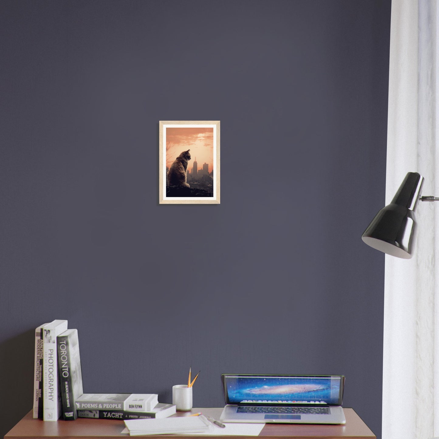 Skyline Cat - Matte Archival Poster